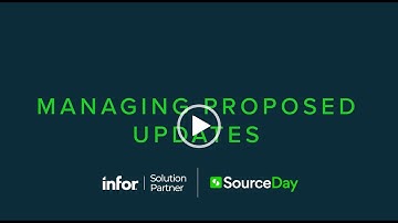 SourceDay Video Tour #4 | Managing Proposed Updates