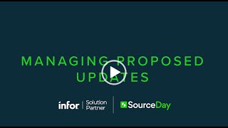 SourceDay Video Tour #4 | Managing Proposed Updates