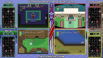 Open 6/6 Def. Ganon Nov, 26, 2019. ALTTP Randomizer Daily Race.