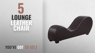 Top 10 Lounge Leather Chair [2018]: Modern Bonded Leather chaise Lounge Yoga Chair ...