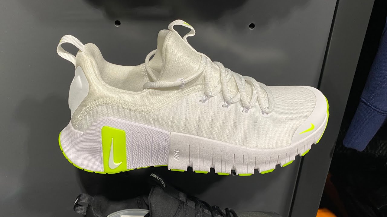 Nike Free Metcon 6 White Green Volt Training Shoe Mens Size 9 FJ7127-104 NEW Amazon.co.jp: Nike FJ7127-104 Free Metocon 6 White/White  main image 4