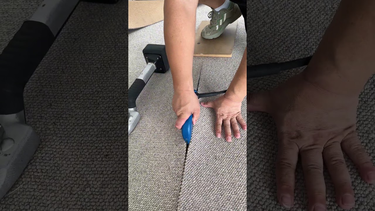 Cutting and Seaming Wool Carpets with a Looped Pile