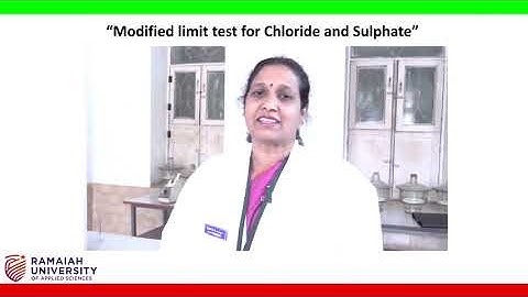 Modified Limit Test For Chloride And Sulphate