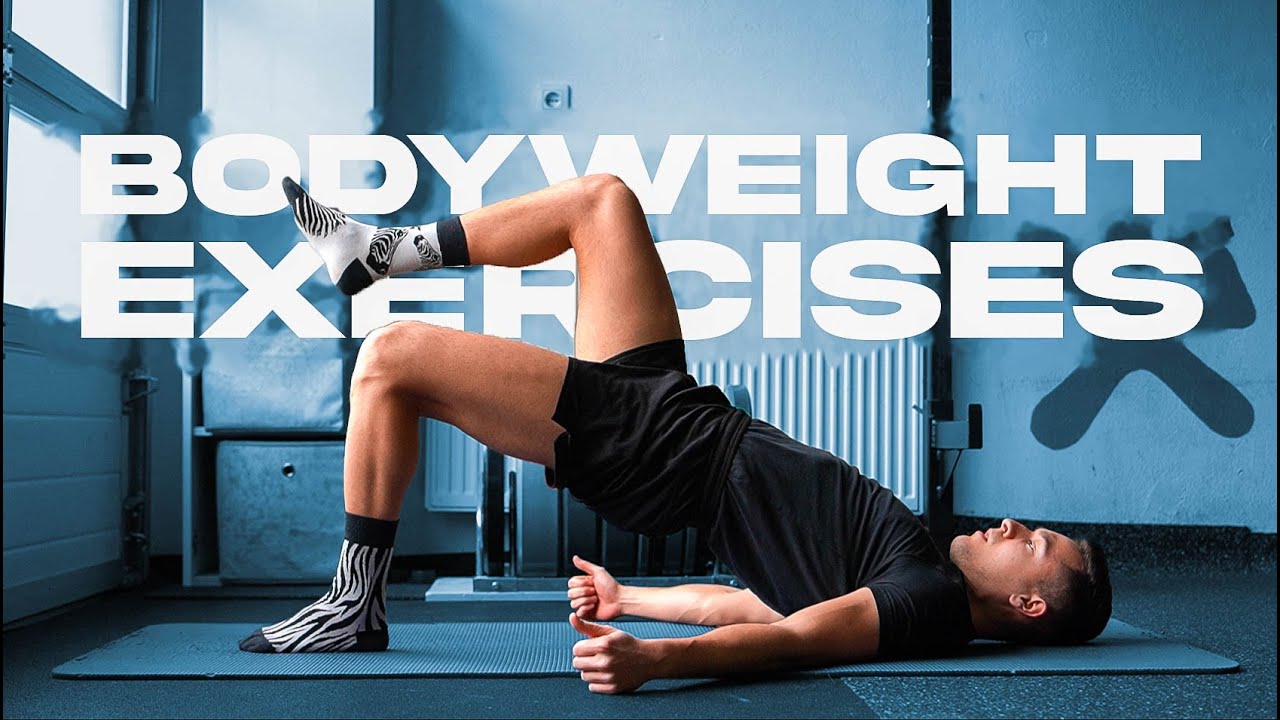 Top 8 Bodyweight Exercises Full Body Bodyweight Workout YouTube