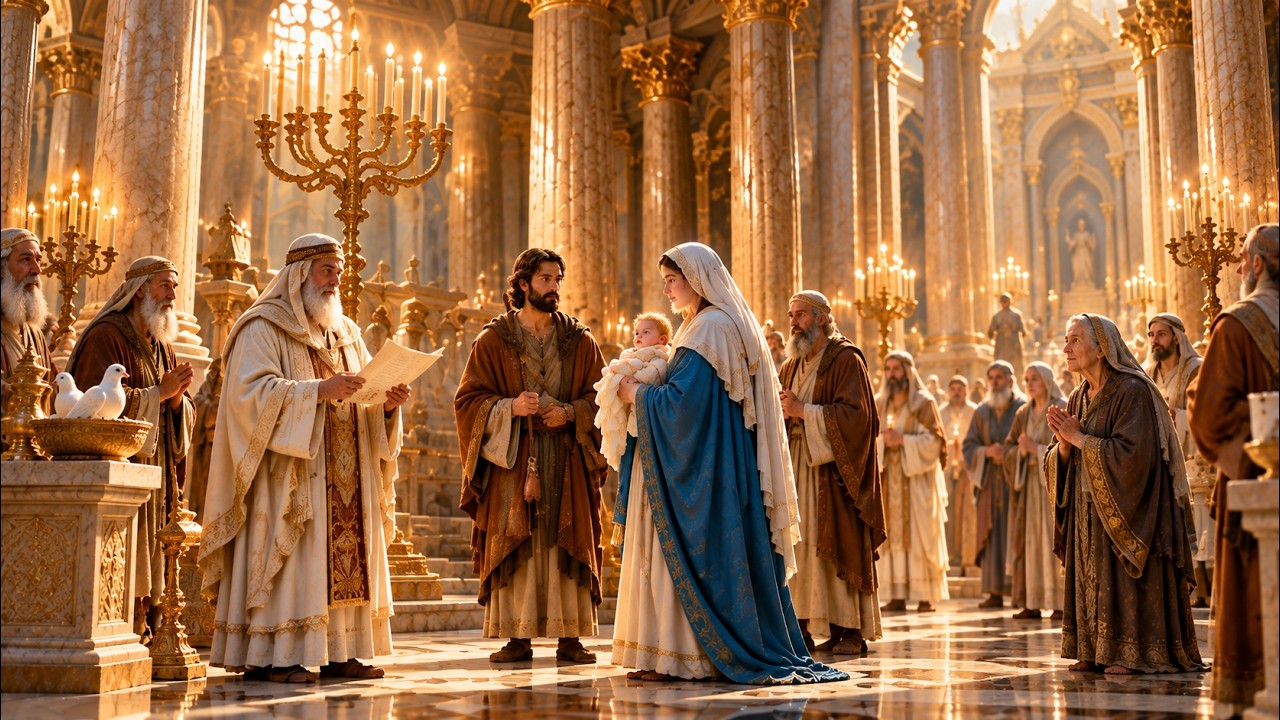 예수님 성전 봉헌 | The Presentation of Jesus in the Temple | 가톨릭 성음악 | 환희의 신비 ...