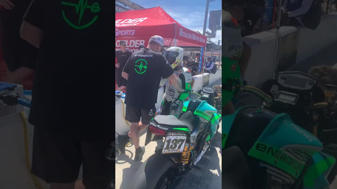 Stefano Mesa on the Tytler's Cycle Energetica Super Hooligan 2024 Daytona