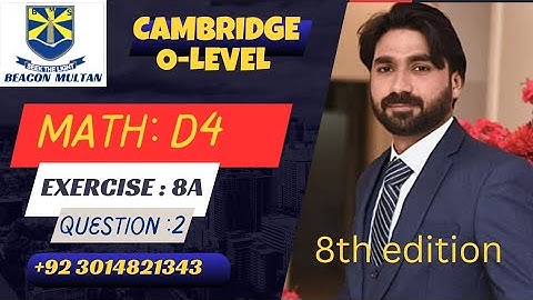 Math d4 (Cambridge, Oxford) exercise 8A, question 2. Arc length, radius |@SirSafeerAhmed 