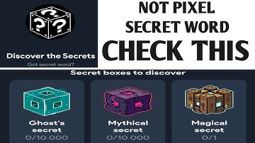WATCH THIS Before Answering Not Pixel Secret Words