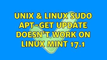Unix & Linux: sudo apt-get update doesn