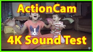 Yuneec Typhoon International Action Cam 4K Video Resolution | Mic and Sound Test