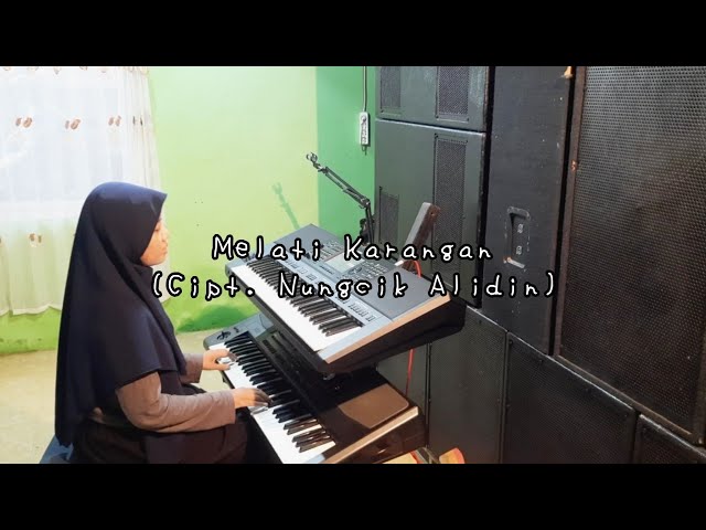 Melati Karangan (Lagu Palembang) Karaoke Nada Cewek | Latihan Keyboard Korg PA 700 class=