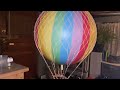 Authentic Model Hot Air Ballon Vintage Decoration Review