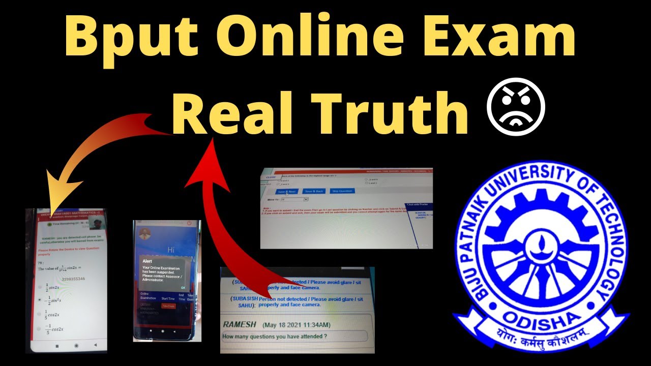Bput Online Exam Real Truth | Online Mode Exam Faults Odd sem 2021
