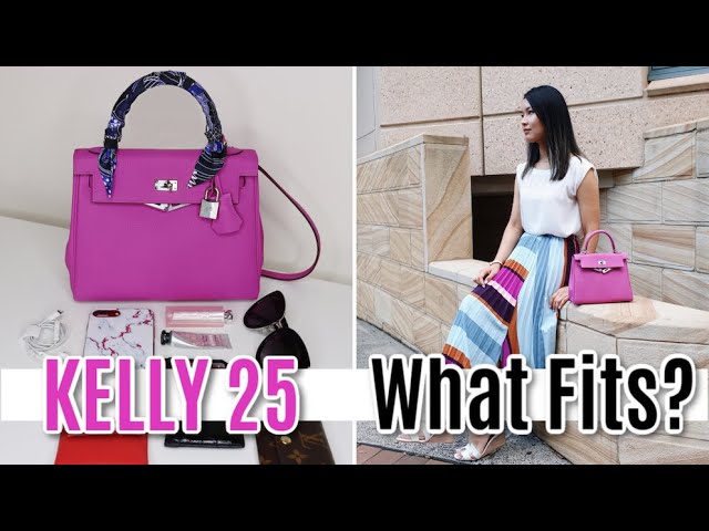 HERMES KELLY 25 ONE YEAR REVIEW  SWIFT LEATHER WEAR & TEAR + HOW