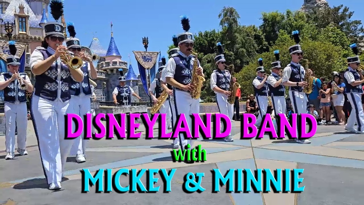 Disneyland Band with Mickey and Minnie