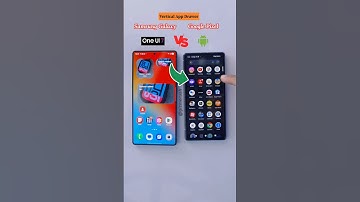 Samsung One UI 7 Vertical App Drawer Vs Google Pixel Stock Android