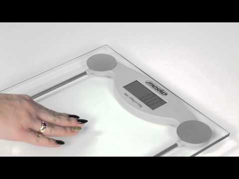 Ваги підлогові електронні Mesko MS 8137 — до 150 кг, скляні, Польща, видео 1