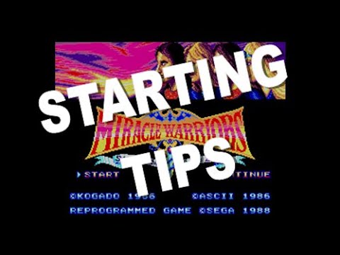 Miracle Warriors - Seal of the Dark Lord - Starting Out Tips