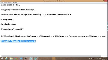 [FIX ] Message "Secure boot isn