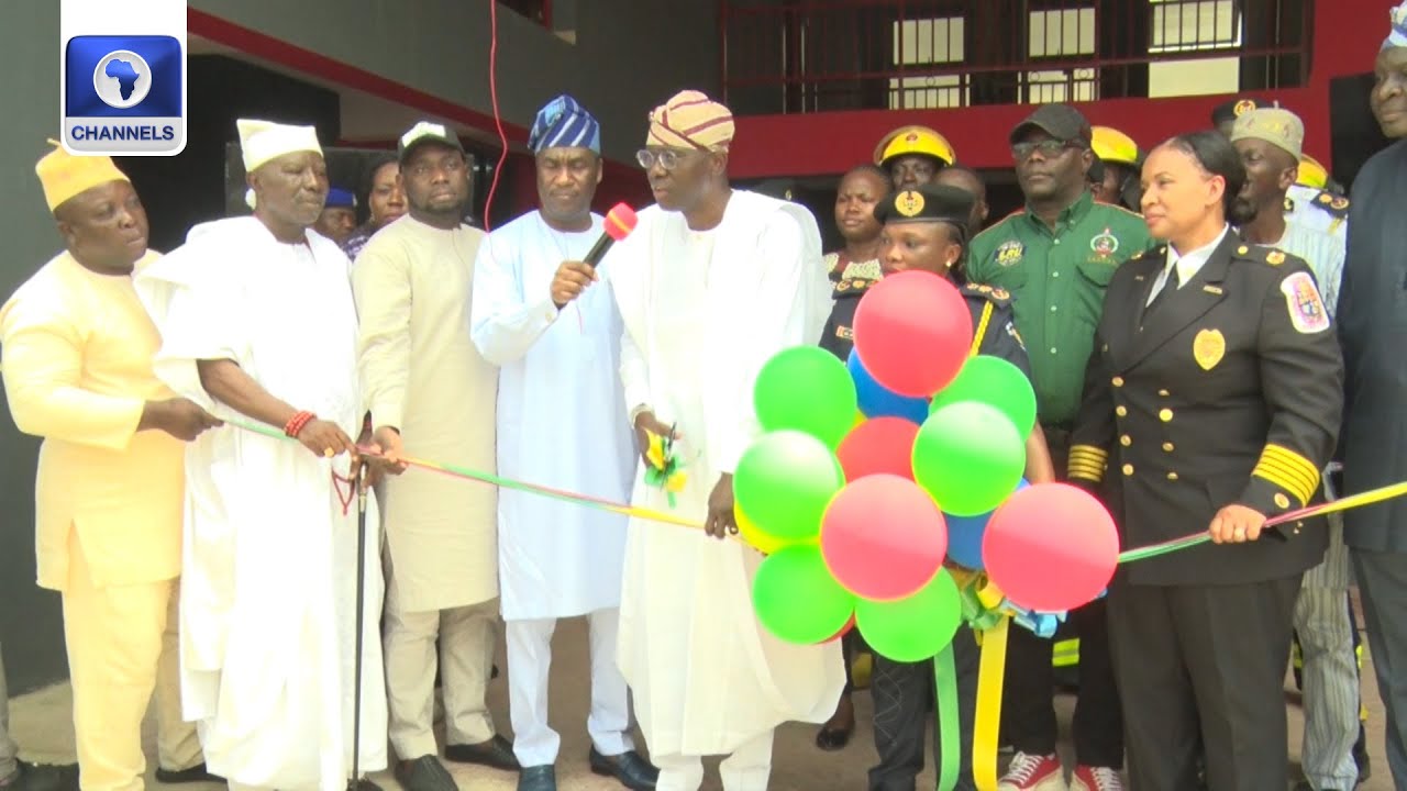Gov. Sanwo-Olu Commissions 62 New Fire Fighting Vehicles | Dateline Lagos