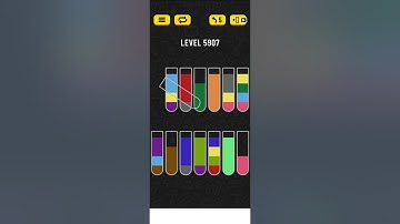water sort puzzle level 5907