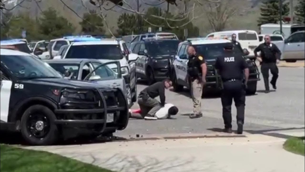 Fleeing suspect crashes car into police vehicle in Bozeman - YouTube