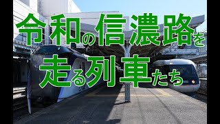 令和の信濃路を走る列車たち_長野県内の在来線の鉄道車両まとめ （E353系,383系,211系,キハ110形 JR東日本 JR東海 JR西日本）