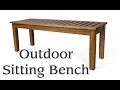 Outdoor Sitting Bench