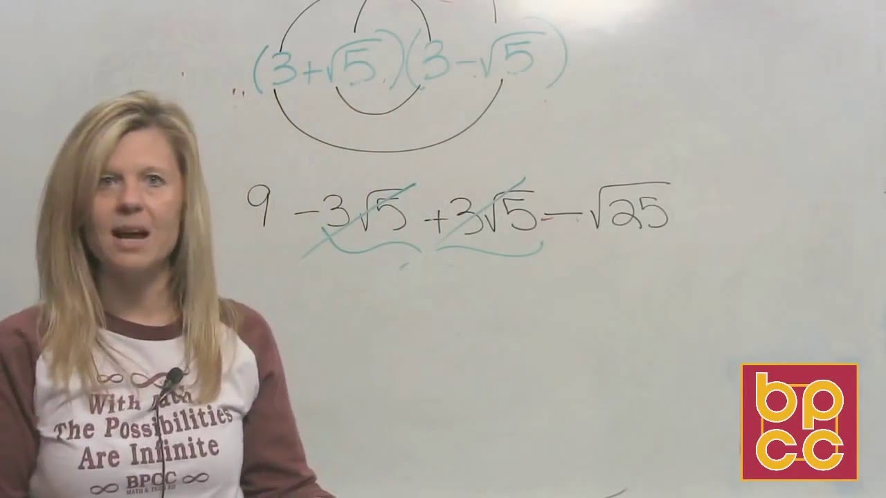 Math 099 Module 14 2 Addition Subtraction And Multiplication Of Radical Expressions YouTube