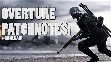 Overture patchnotes, and new gun leaked!! - Battlefield V