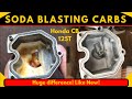 Cleaning Honda Carburetors With Soda Blasting, Fast And Easy!