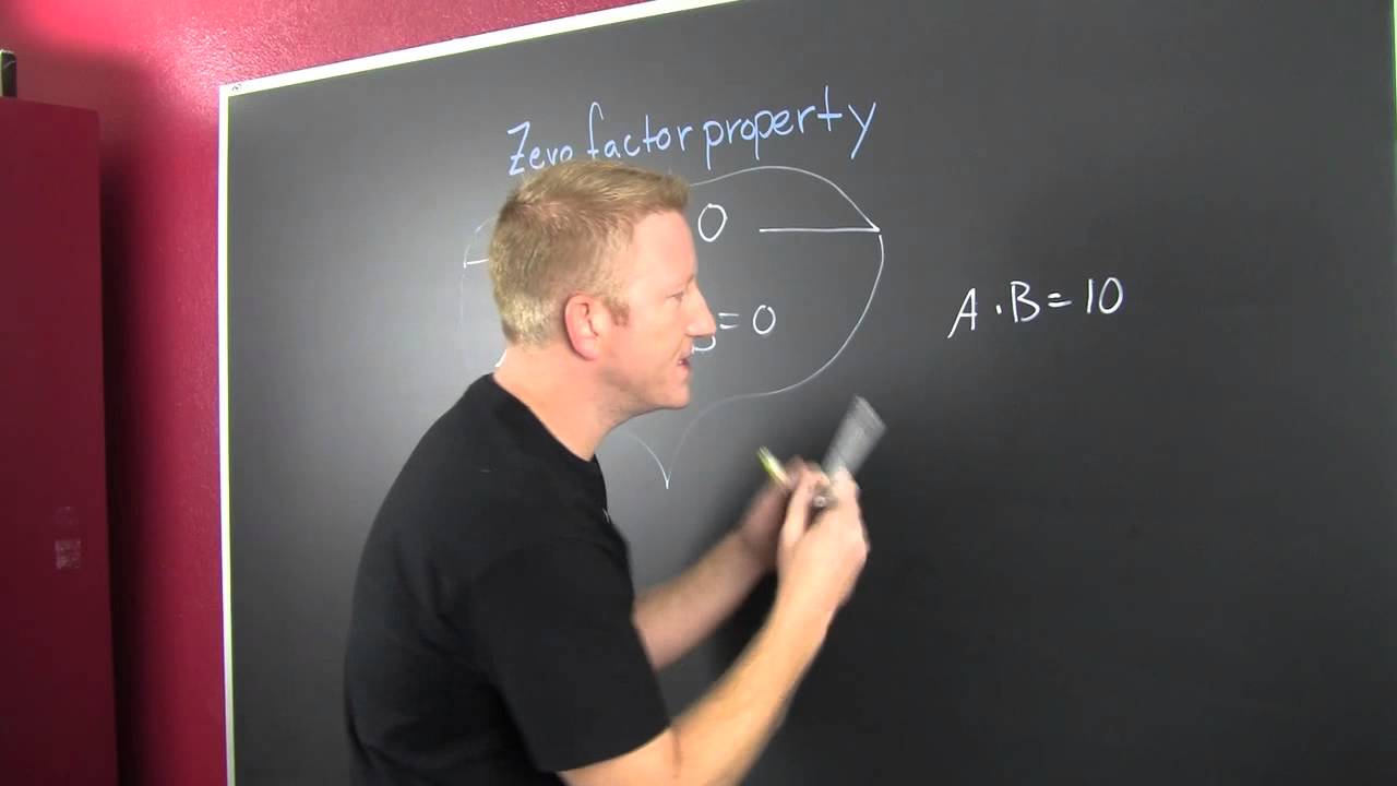 Zero Factor Property YouTube