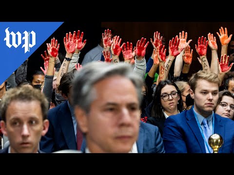 Protesters repeatedly interrupt Senate budget hearing