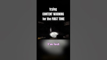 abandoning all my friends in content warning || First Time Playing Content Warning Part 3 #shorts
