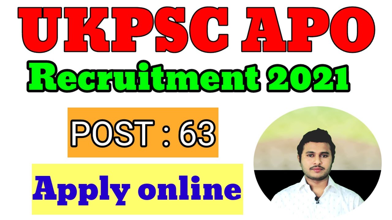 ukpsc uttarakhand Assistant Prosecution Officer APO 2021 vacancy notification 