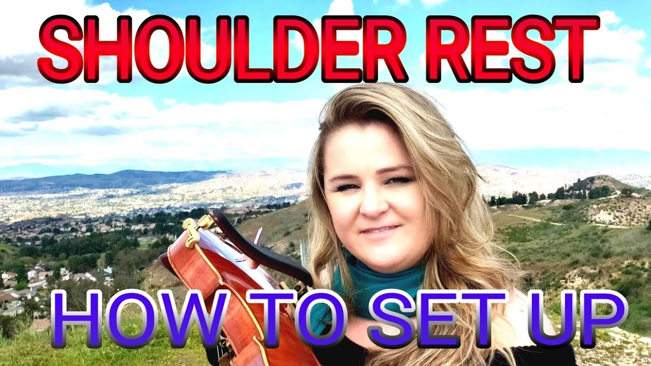 How to Apply and Set up a Shoulder rest for violin, viola (tutorial ...