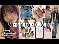 Spring Break Vlog (Thrifting, Unboxing Haul, Depop Packaging)💋
