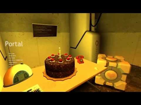 Portal - The Main Menu Cake is NOT a Lie!