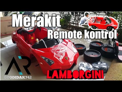 cara merakit mobil aki anak receiver box mobilan aki anak set lengkap aki 12V 7AH. 