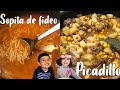 Sopa de fideo & Picadillo | SIMPLE EASY RECIPE | Kid-approved!