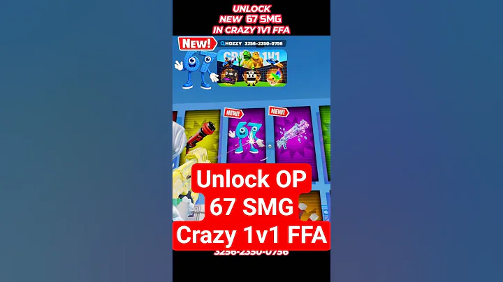 67 WEAPON IN CRAZY 1V1 FFA All Guns & Rides FORTNITE MAP #shorts #fortnitecreative #fortnite