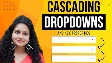 How to create cascading dropdowns in Power Apps ?