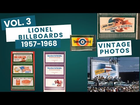 Lionel Postwar Billboards: Volume 3.  1957-1968