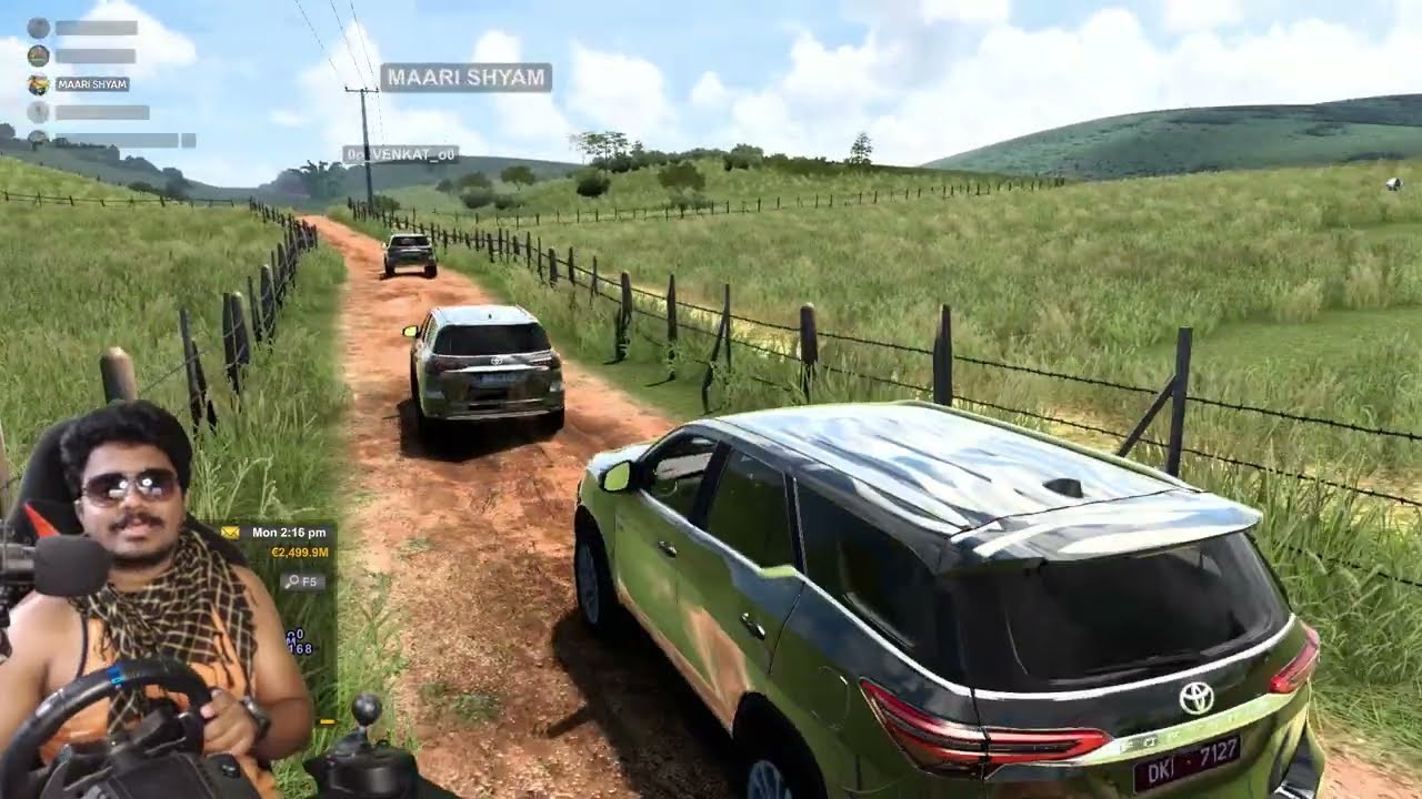 Realistic Toyota Fortuner Power Full TGW Convoy with Logitech g29 Steering | ETS2