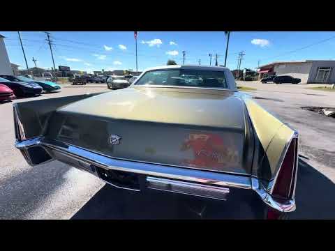 1970 Cadillac Coupe DeVille Driving Video! 46,000 ACTUAL MILES!! SLICK 