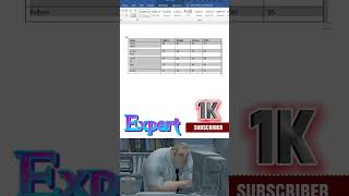 Beginner vs Expert in MS Word 🔥 | Align Table Rows & Columns Perfectly | Office Excel Pro