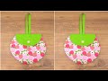 Cute Round Pouch Sewing Tutorial 🍎 