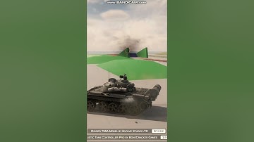T55 gun test with Unity #3d #tank #unity #games