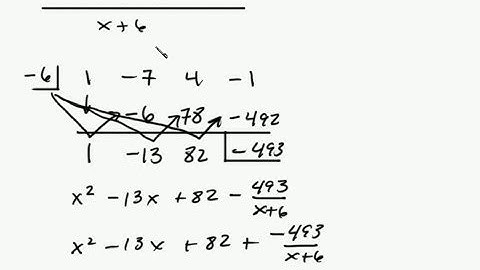 Algebra - Synthetic Division Part 2 Intuitive Math Help