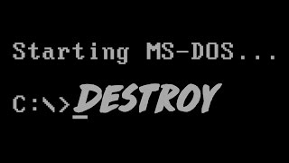 MS-DOS | Installation and Destruction | #01